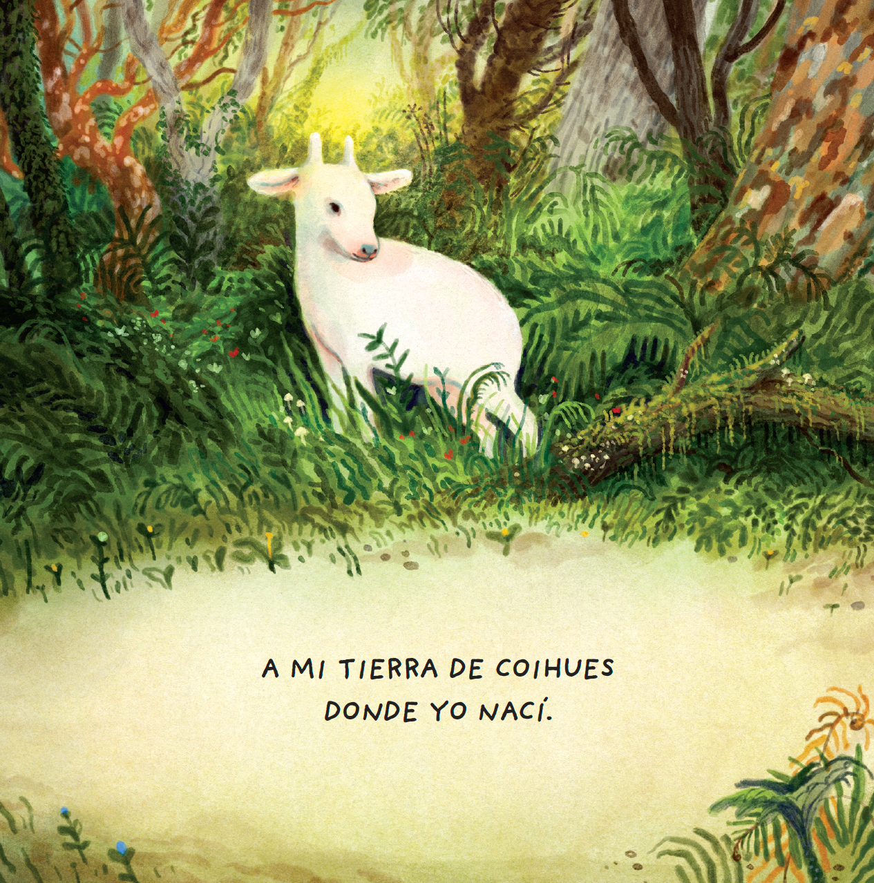 Dulce pudú blanco
